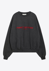 Logo-Printed Crewneck Sweatshirt