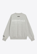Fear Of God Essentials Classic Fleece Logo Sweatshirt Gray 192SP255552FW_FEARE-HS