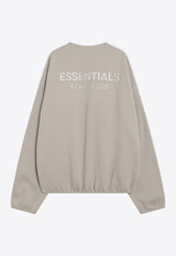 Fear Of God Essentials Logo Patch Crewneck Sweatshirt Gray 192SP256541F_FEARE-TI