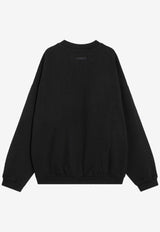 Fear Of God Essentials 90's Logo Oversized Sweatshirt Black 192SP256550F/R_FEARE-JB