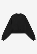 Fear Of God Essentials 90's Logo Sweatshirt Black 192SP257830FW/R_FEARE-JB
