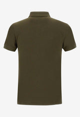 Logo-Embroidered Polo T-shirt