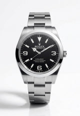 Oyster Perpetual 39 Explorer with Black Dial