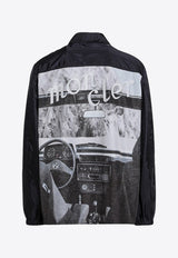 X Mercedes-Benz By Nigo Sopdu Printed Windbreaker Jacket Blue 1A000-04M5920/Q_MONGE-778