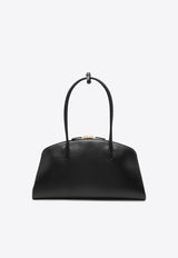 Prada Logo Leather Top Handle Bag Black 1BA440OOO2AIX/O_PRADA-F0002