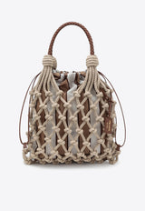 Prada Medium Noué Top Handle Bag Beige 1BC111OOR2DI2/Q_PRADA-F04HU