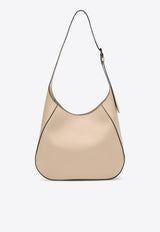 Prada Triangle Logo Leather Shoulder Bag Powder 1BC196OOO2AIX/O_PRADA-F03MV