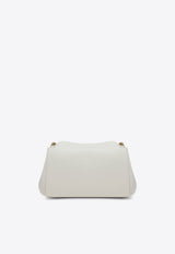 Prada Small Tumulte Leather Shoulder Bag White 1BD395COO2DX8/R_PRADA-F0009