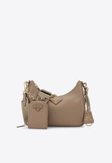 Prada Re-Edition 2005 Leather Crossbody Bag Camel 1BH204V2PNZV/S_PRADA-F0MUH