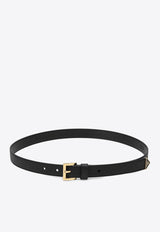 Prada Saffiano Leather Belt Black 1CC618053/R_PRADA-F0002
