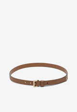 Prada Saffiano Leather Logo Belt Caramel 1CC618053/S_PRADA-F03BH