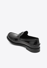 Prada Polished Leather Loafers Dark Brown 1D199O020P39/R_PRADA-F0397