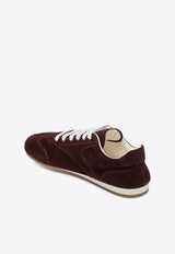 Prada Lane Low-Top Suede Sneakers Burgundy 1E152O020054/R_PRADA-F0007