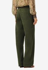 ba&sh Fima Drawstring Pants Khaki 1E25FIMA_KHAKI