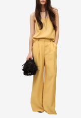 ba&sh Deborah Strapless Bustier Top Yellow 1E26DEBO_LIGHT YELL