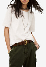 ba&sh Vina Crewneck T-shirt White 1E26VINA_WHITE