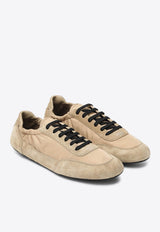 Prada Collapse Suede and Re-Nylon Sneakers Camel 1E959N005D7C/R_PRADA-F0040