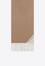 Prada Double Cashmere Scarf Camel 1FS0552COO/R_PRADA-F045Y