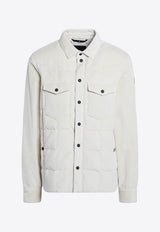 Moncler Grenoble Gelt Padded Overshirt White 1G0001054AL0/R_MONGR-060