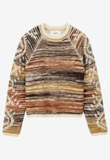 ba&sh Clodie Wool Knit Sweater Multicolor 1H25CLOD_MULTI COLO