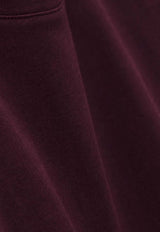 ba&sh Pio T-shirt with Shoulder Pads Bordeaux 1H25PIO_BORDEAUX