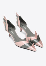 Prada 55 Patent Leather D'Orsay Pumps Pink 1I971NB05505G/Q_PRADA-F04HZ