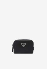 Prada Logo-Plaque Pouch Bag 1ND339R067/S_PRADA-F0002