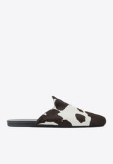 Prada Cow Print Flat Mules Multicolor 1S008ODD05ASA/R_PRADA-F0G3N