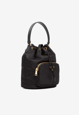 Triangle Logo Re-Nylon Bucket Bag