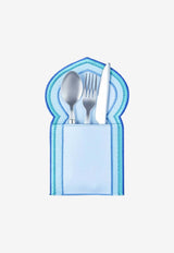 Stitch Arch Cutlery Pouch Set - Set of 2 Blue ALM008PB