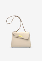 Hermès Mini Kelly 20 En Desordre in Craie Epsom Leather with Gold Hardware