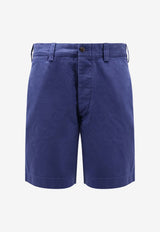 Logo-Embroidered Bermuda Shorts