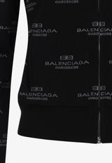 كارديغان بسحّاب وشعار الماركة بالكامل