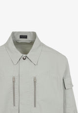 قميص عملي طويل الأكمام