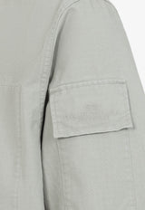 قميص عملي طويل الأكمام