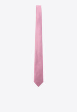 Striped Jacquard Silk Tie
