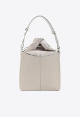 Leather Drawstring Bucket Bag
