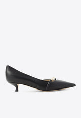 Court 40 Calf Leather Pumps