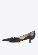 Court 40 Calf Leather Pumps