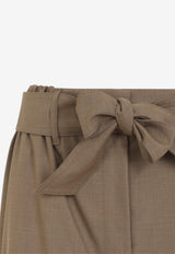 Salpa Wide-Leg Bow Pants