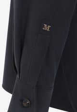 Siamese Washed Silk Long-Sleeved Shirt