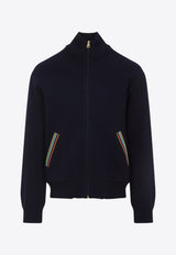 Wool Zip-Up Cardigan