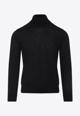 Cashmere High-Neck in Cashmere and Silk