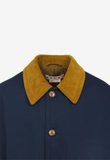Corduroy Collar Padded Jacket