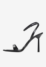 100 Triagnle-Logo Leather Sandals