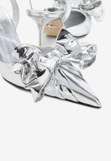 La Cadeau 85 Wrapped Leather Pumps