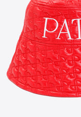Logo-Embroidered Quilted Bucket Hat