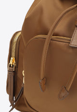 Triangle Logo Nylon Backpack