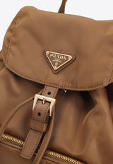 Triangle Logo Nylon Backpack