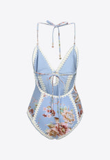 Awaken Crochet-Trimmed One-Piece Swimwear